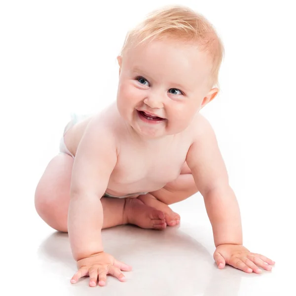 Retrato de adorável sorridente menina — Fotografia de Stock