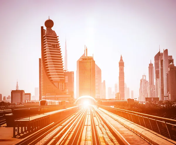 Dubai Metro — стокове фото