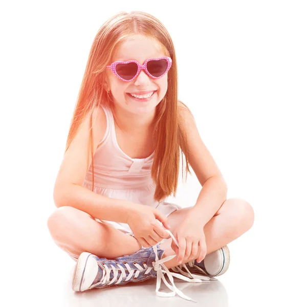 sevimli küçük kız moda