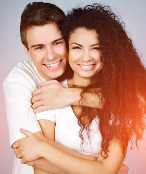 Pareja sonriente — Foto de Stock