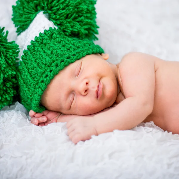 Newborn baby boy — Stock Photo, Image