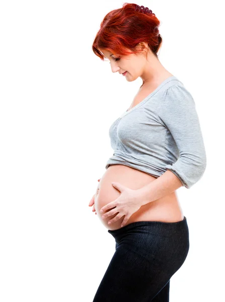 Mujer embarazada. — Foto de Stock