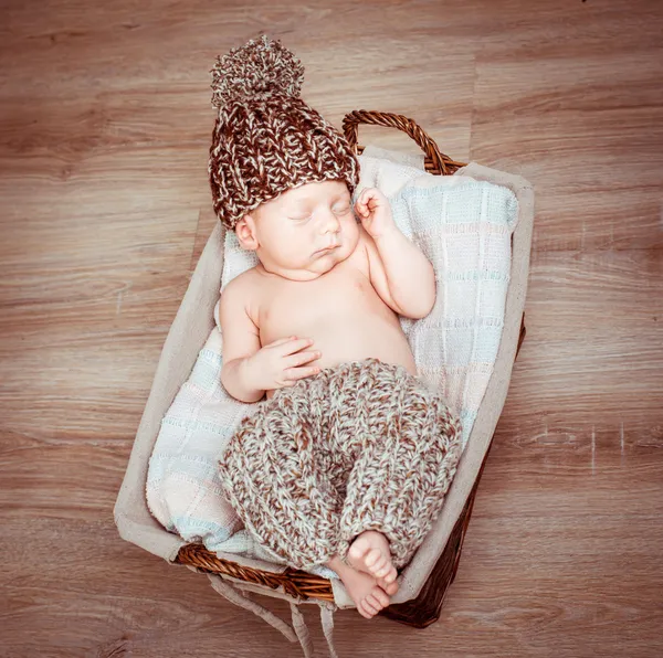 Baby boy sleeps — Stock Photo, Image