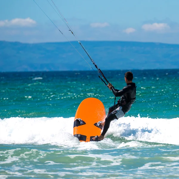 Serwis kite surfer — Zdjęcie stockowe