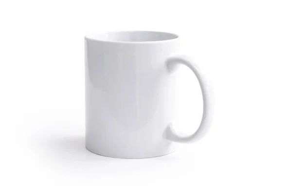 Taza blanca foto aislada — Foto de Stock