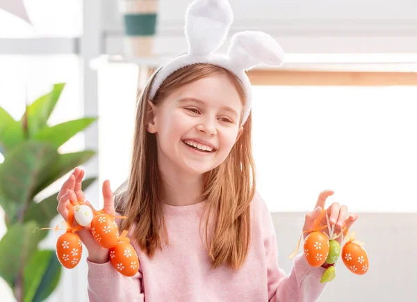 Malá holčička o Velikonocích — Stock fotografie