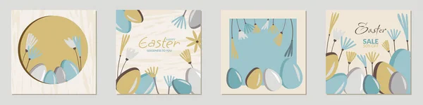 Easter festive paintings — Stock Vector