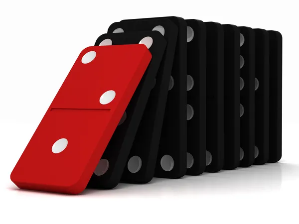 Domino — Stock Photo, Image