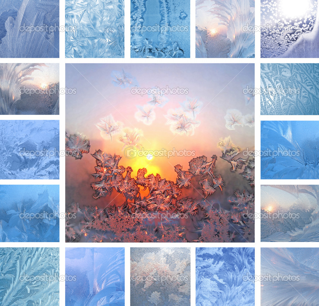 Winter collage