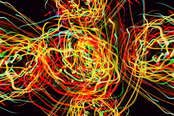 Abstract pattern of motion lights Stock Image