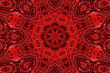 soyut kırmızı deseni