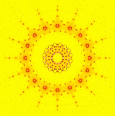 parlak soyut güneş