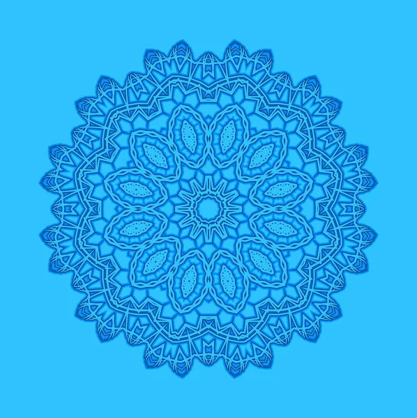Sfondo blu con forma astratta — Foto Stock