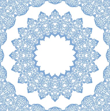 soyut mavi model beyaz