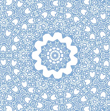 soyut mavi model beyaz