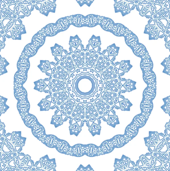 Abstrakcyjny wzór niebieski biały — Zdjęcie stockowe