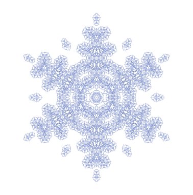 Abstract snowflake