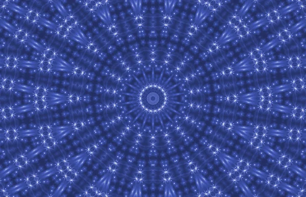 Blu magico sfondo ornamentale — Foto Stock