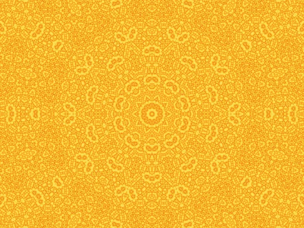 Fundo amarelo com padrão abstrato — Fotografia de Stock
