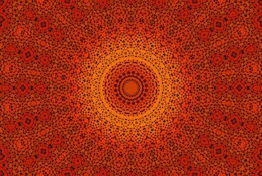 Radyal noktalı deseni