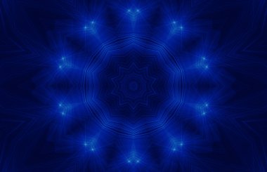 Koyu Mavi Soyut Arkaplan