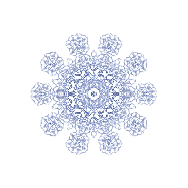 Floco de neve abstrato — Fotografia de Stock