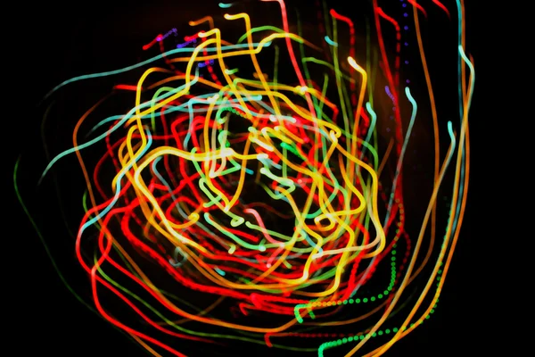 Motion glowing lights lines Stock Picture
