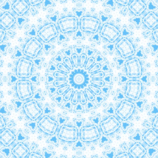 Padrão azul abstrato no branco — Fotografia de Stock