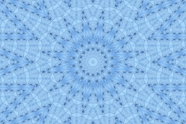 Fond bleu avec motif abstrait — Photo