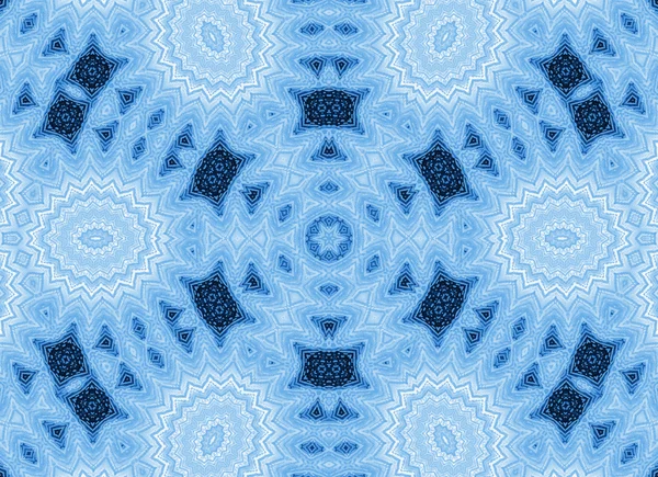 Blå bakgrund med abstrakt mönster — Stockfoto