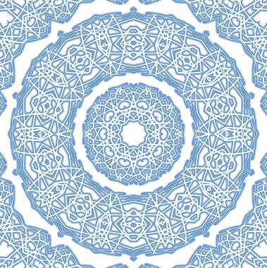 soyut mavi model beyaz