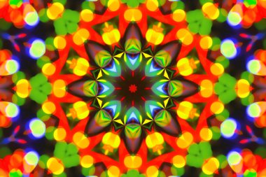 Fondo de color brillante con patrón abstracto