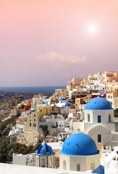 Utrolig Santorini. – stockfoto