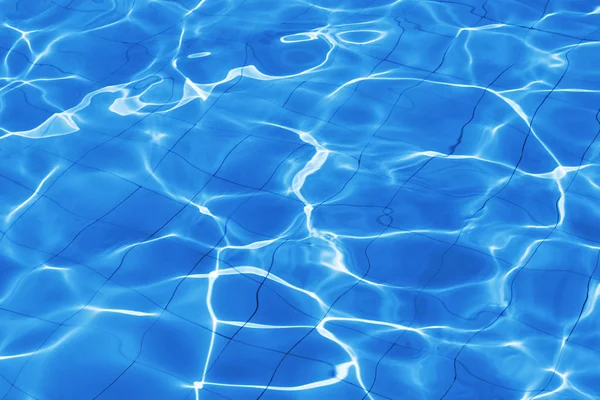 Piscina fondo de agua azul —  Fotos de Stock