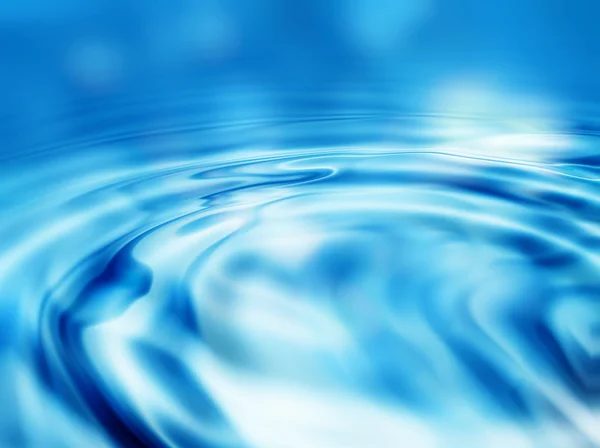 Water ripples blue abstract background — Stock Photo, Image