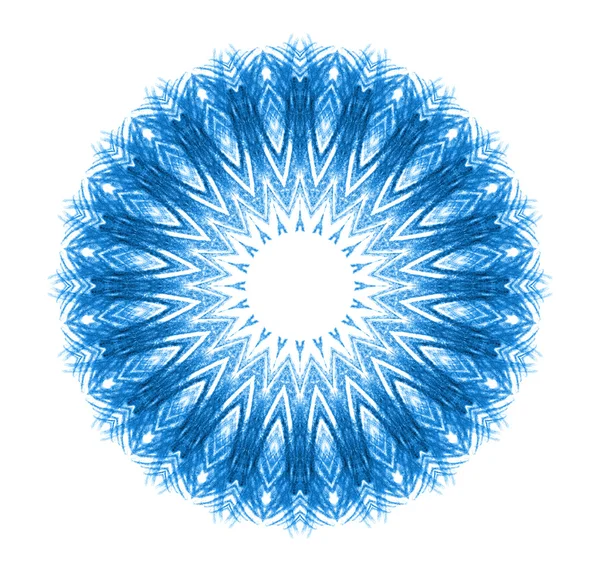 Abstract blue patroon vorm — Stockfoto