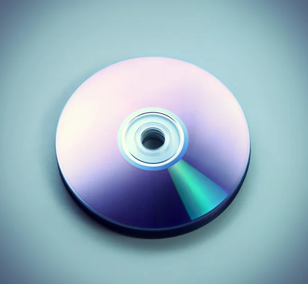 Closeup stack of few compact discs — Stock Photo, Image