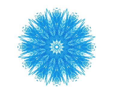 Soyut mavi tasarım ögesi