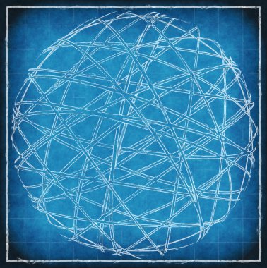 antika arka plan mavi tarihinde arka Küre