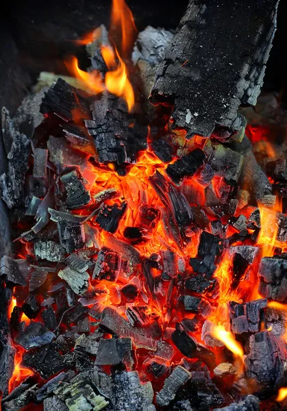 Live coals — Stock Photo, Image