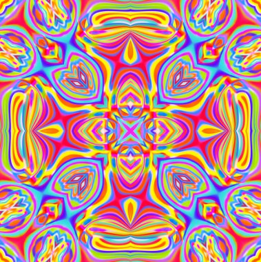 Parlak renkli karışık desenli parlak soyut arkaplan