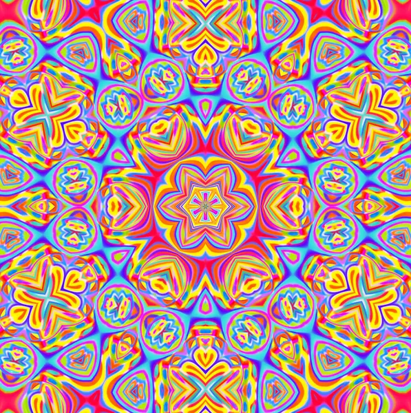 Parlak renkli karışık desenli parlak soyut arkaplan