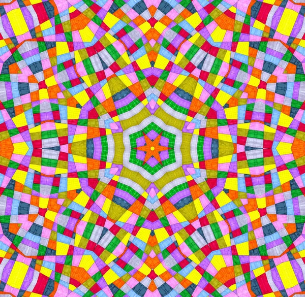 Fondo Abstracto Con Patrón Concéntrico Multicolor Brillante —  Fotos de Stock