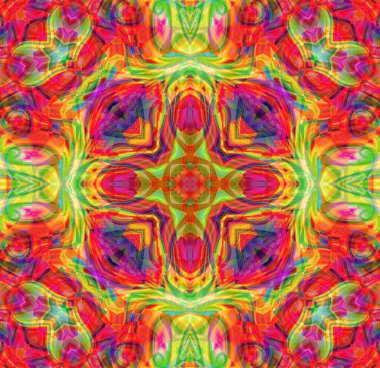 Soyut çok renkli desenli parlak arkaplan