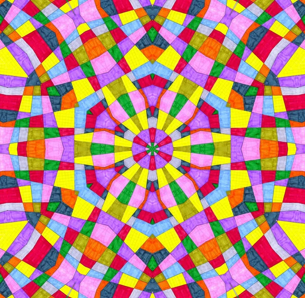 Abstract Background Bright Multicolored Concentric Pattern — Stock Photo, Image