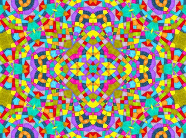 Tasarım için parlak renkli karışık desenli soyut arkaplan