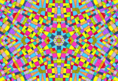 Tasarım için parlak renkli desenli soyut arkaplan