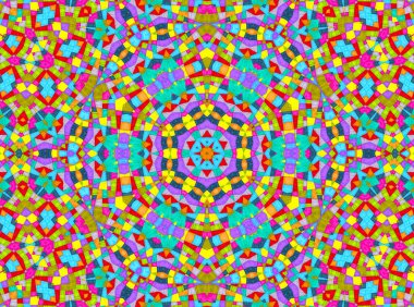 Tasarım için parlak renkli karışık desenli soyut arkaplan