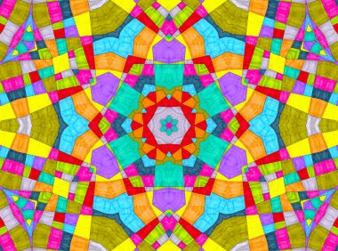 Tasarım için parlak renkli karışık desenli soyut arkaplan