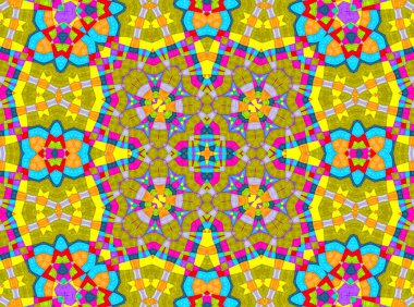 Tasarım için parlak renkli karışık desenli soyut arkaplan